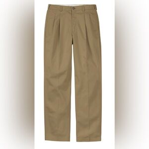 👗L.L. Bean Dark Khaki  comfort waist Cotton Pants